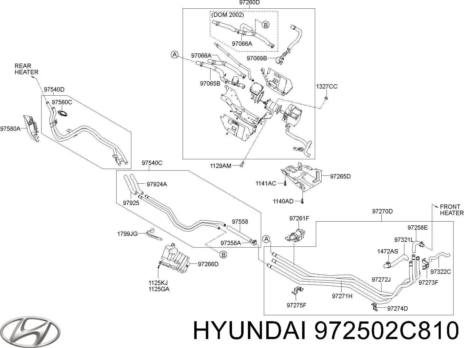  972502C810 Hyundai/Kia