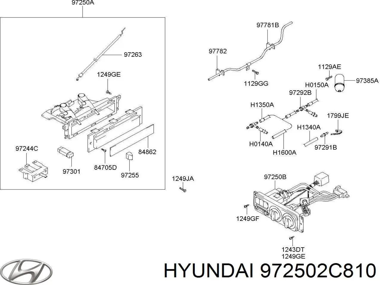  Hyundai/Kia 972502C810
