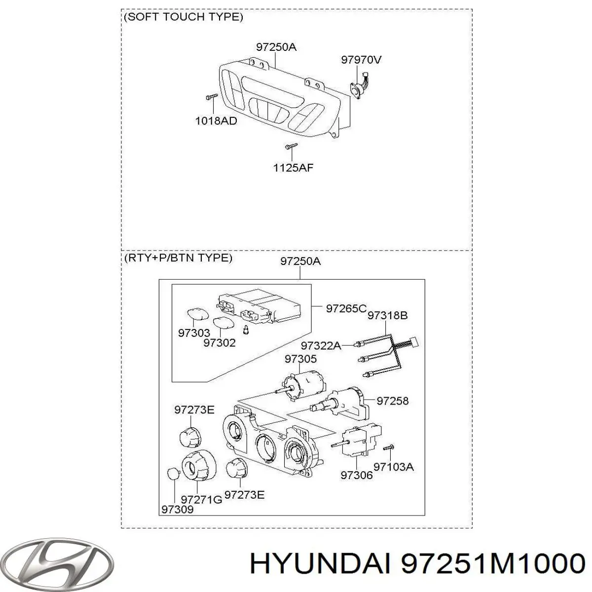 97251M1000 Hyundai/Kia 
