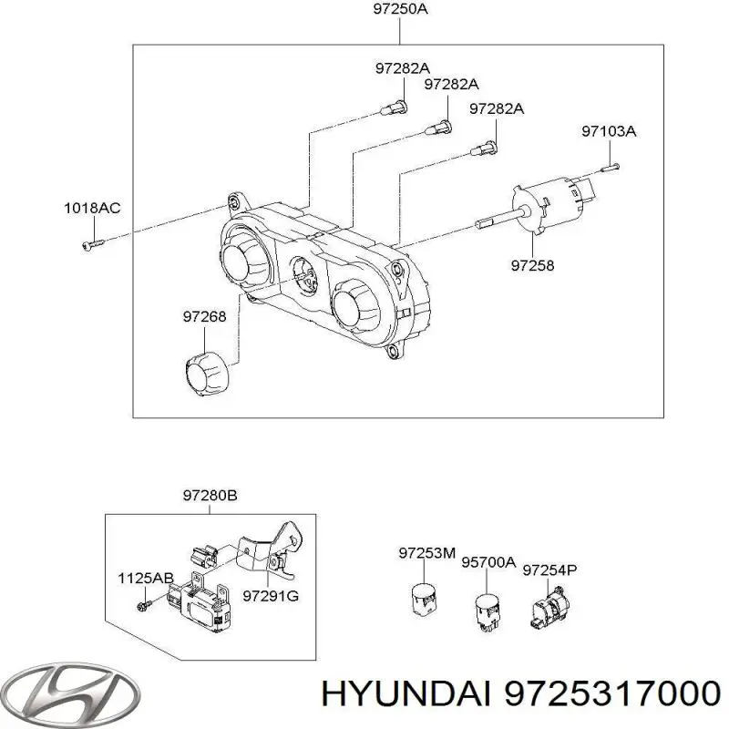  Hyundai/Kia 9725317000 ціна, від 4.62 USD