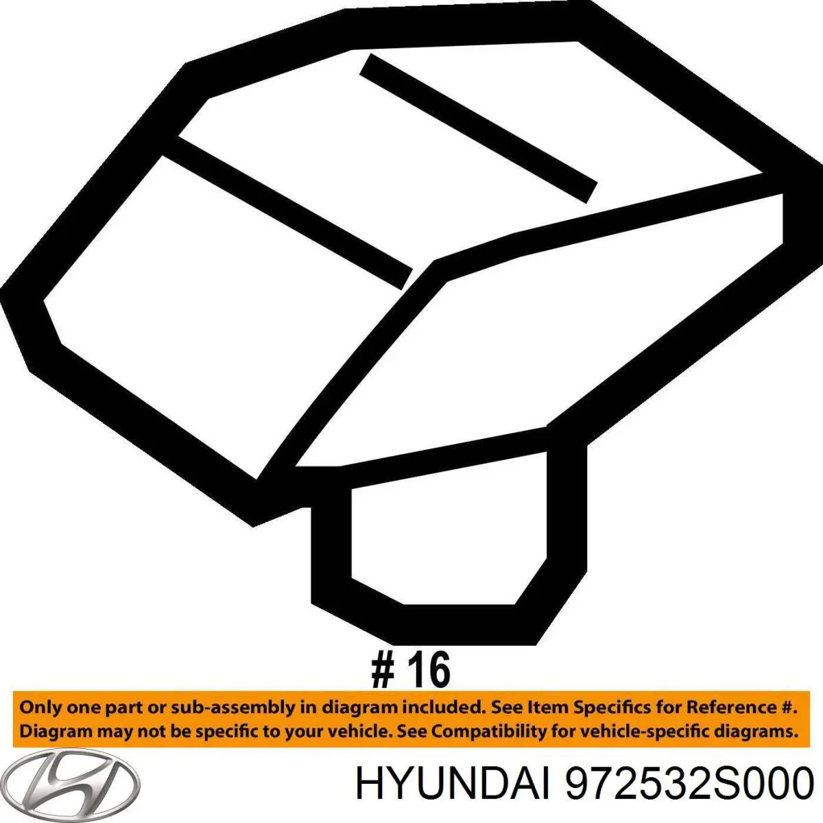  Hyundai/Kia 972532S000 ціна, від 8.88 USD