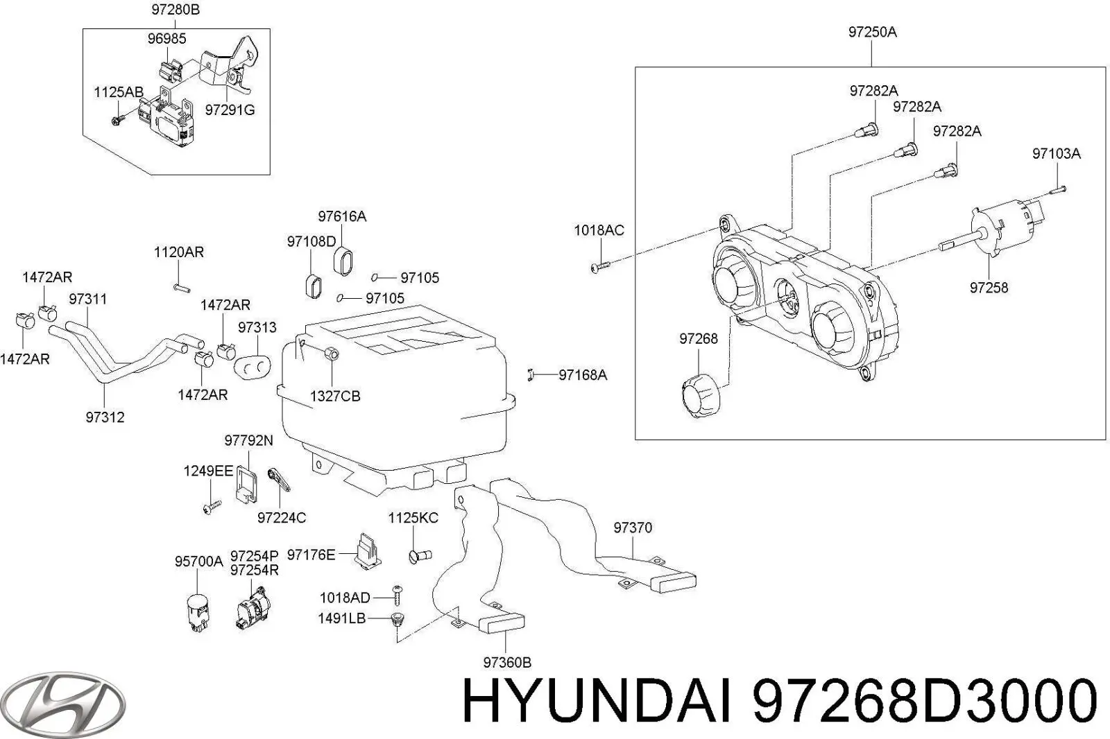  97268D3000 Hyundai/Kia