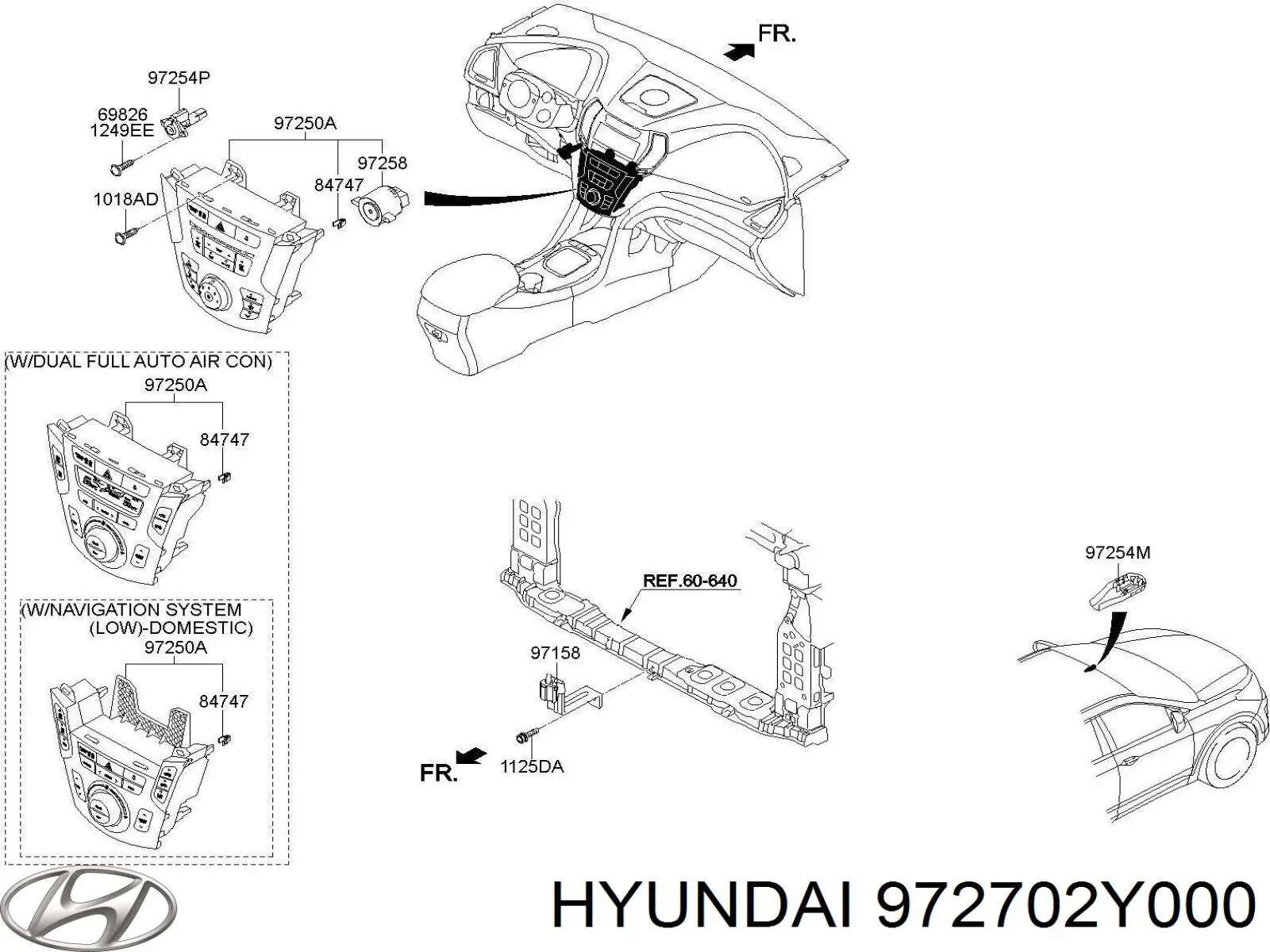  Hyundai/Kia 972702Y000 ціна, від 14.59 USD