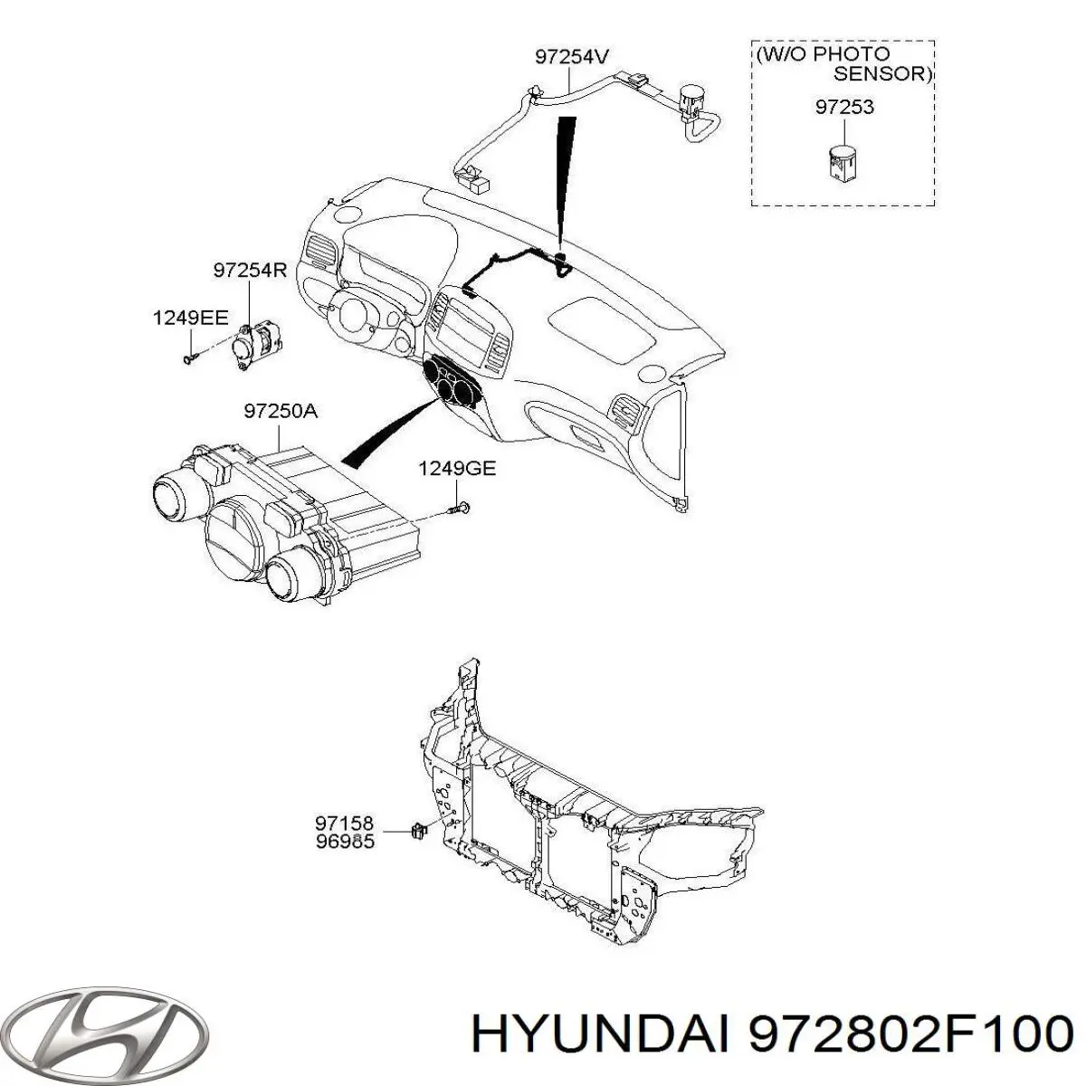 Датчик температури навколишнього середовища Hyundai I40 (VF) (Хендай I40)