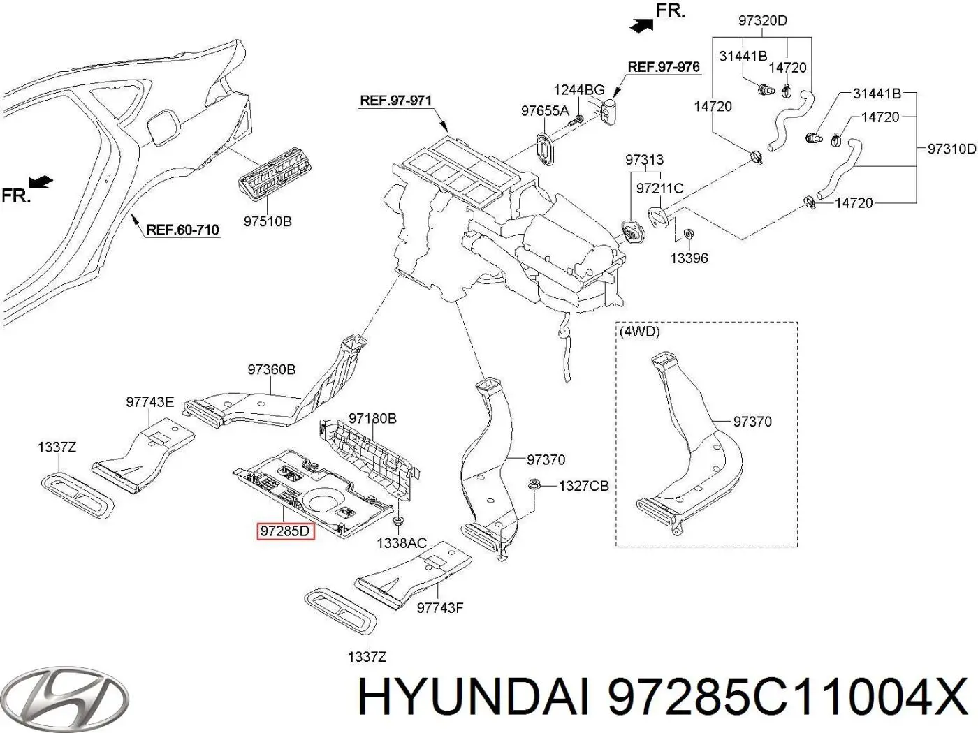  97285C11004X Hyundai/Kia