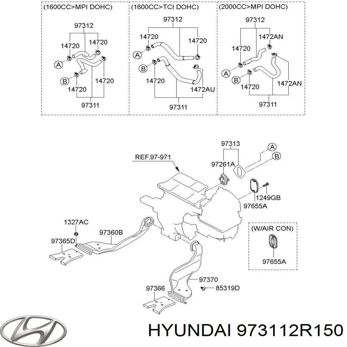  973112R150 Hyundai/Kia