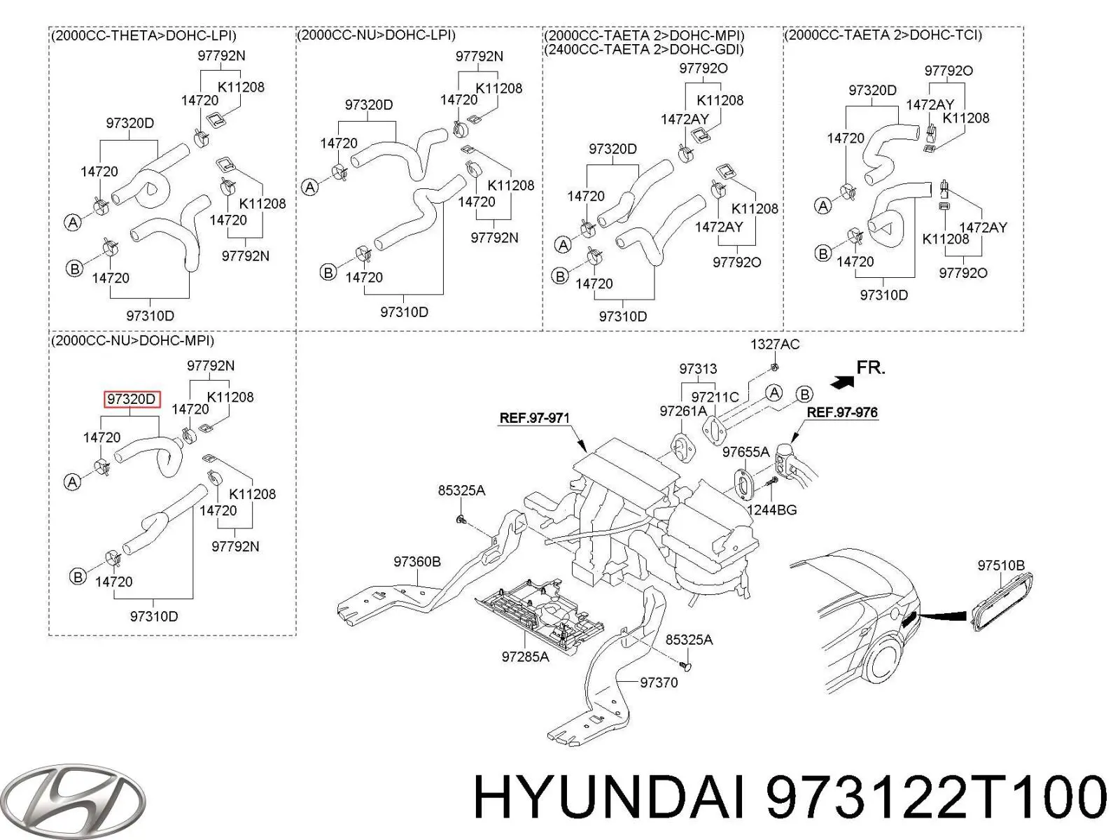  973122T100 Hyundai/Kia