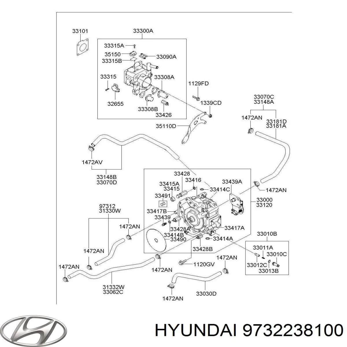  Hyundai/Kia 9732238100 ціна, від 8.73 USD