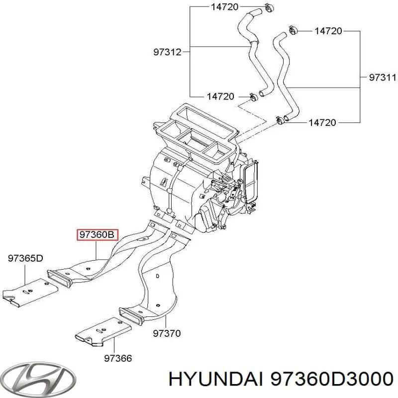 97360D3000 Hyundai/Kia 