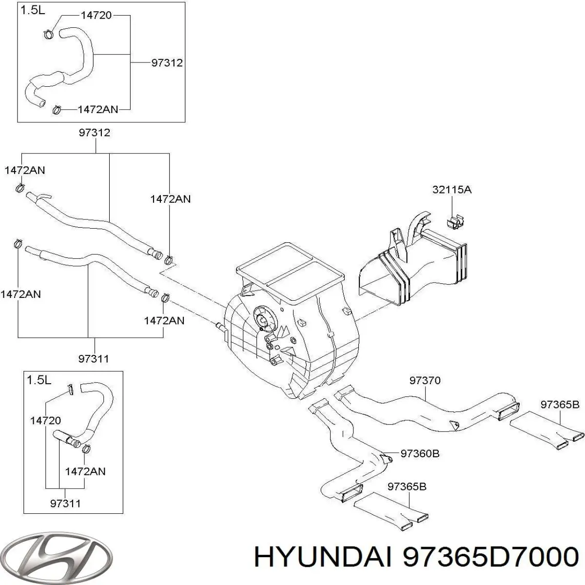  Hyundai/Kia 97365D7000 ціна, від 6.33 USD