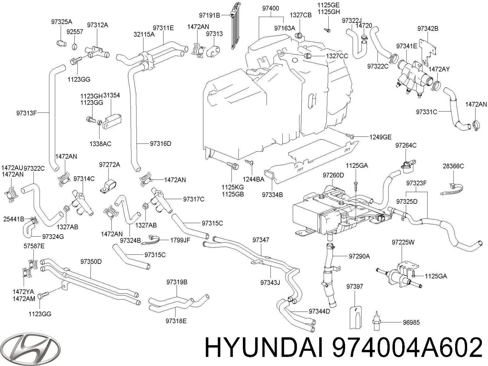  974004A602 Hyundai/Kia