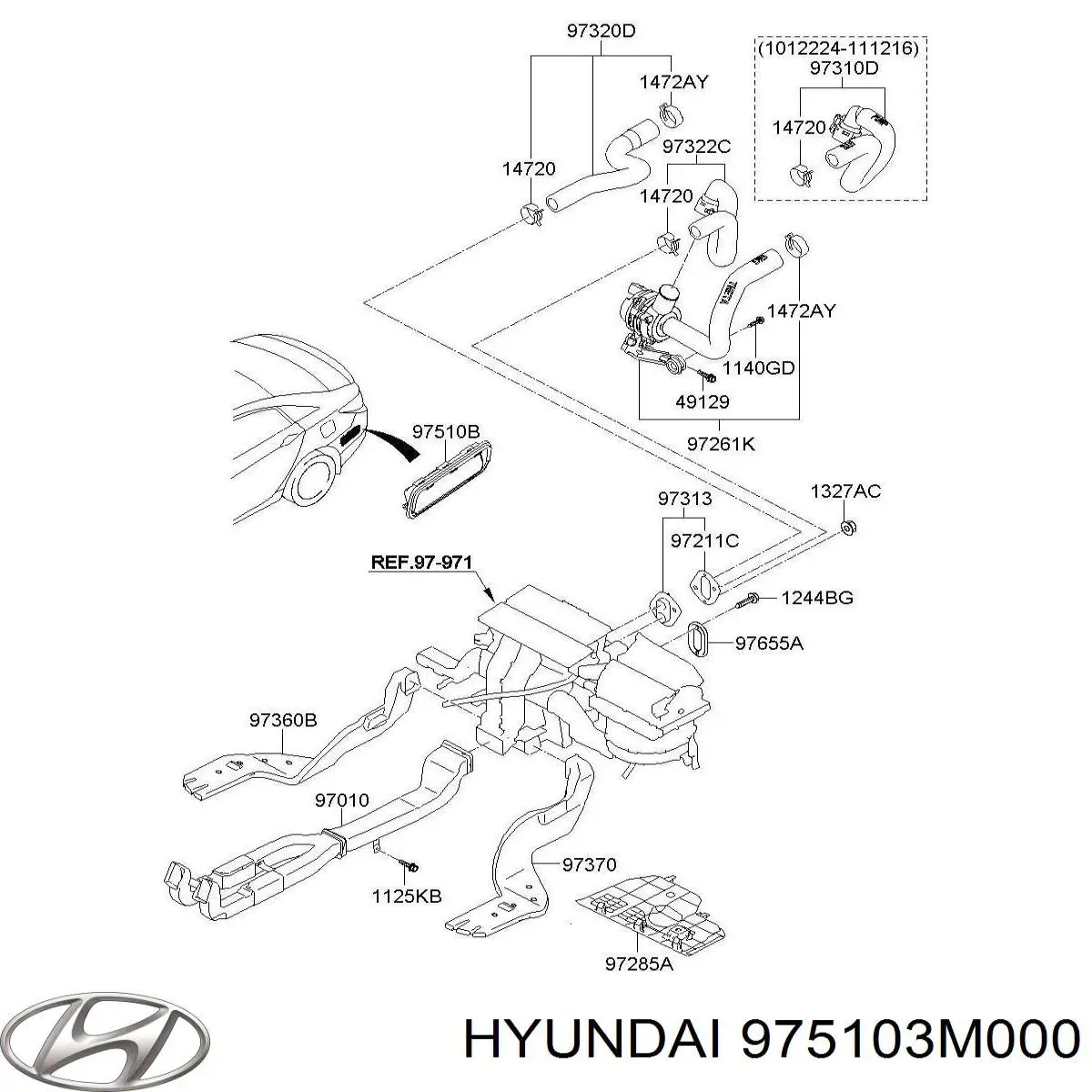  Hyundai/Kia 975103M000 ціна, від 6.21 USD