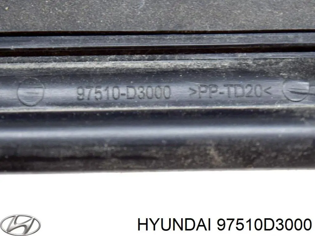 Решітка задня вентиляції салону, права 97510D3000 Hyundai/Kia