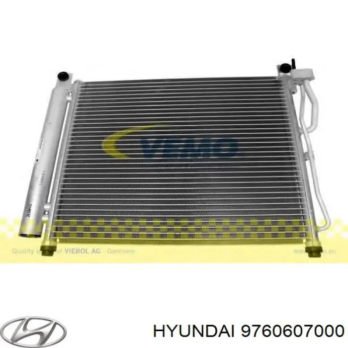 Купити 9760607000 Hyundai/Kia Радіатор системи охолодження кондиціонера