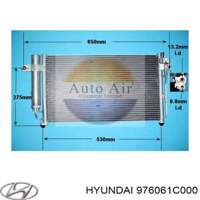 976061C000 Hyundai/Kia Конденсатор