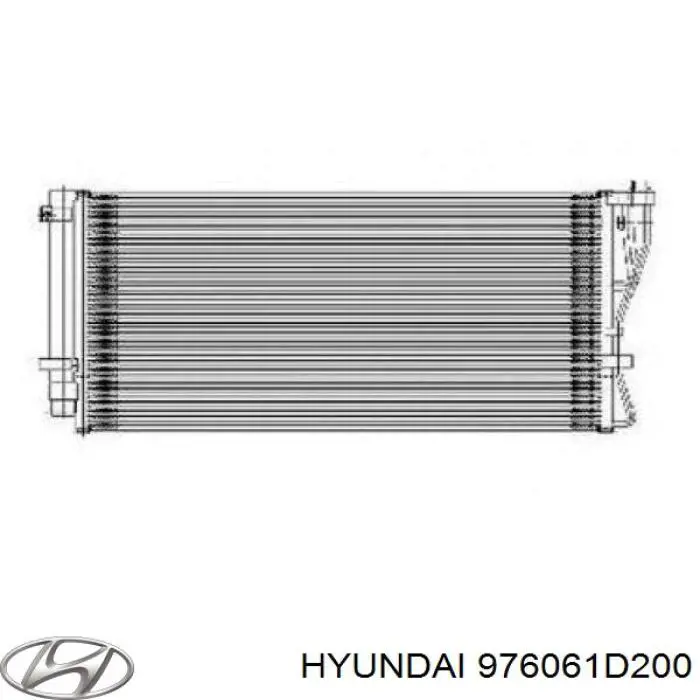 Купити 976061D200 Hyundai/Kia Радіатор системи охолодження кондиціонера