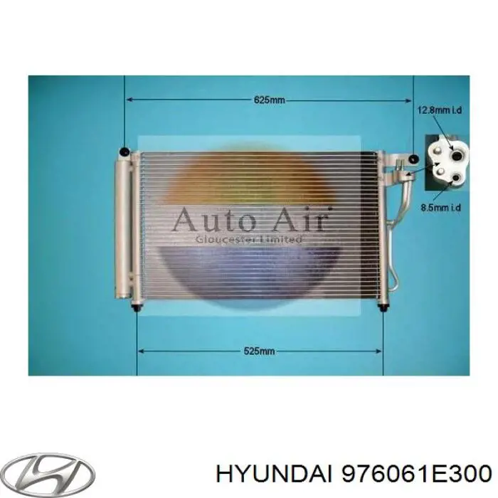 976061E300 Hyundai/Kia Конденсатор