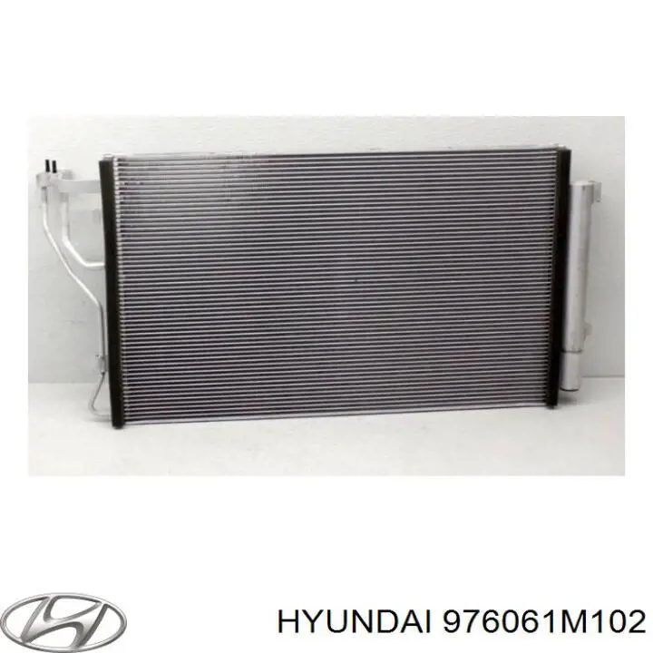 Купити 976061M102 Hyundai/Kia Радіатор системи охолодження кондиціонера