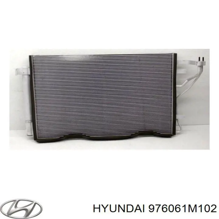 Конденсатор кондиціонера Hyundai/Kia 976061M102 ціна, від 57.39 USD