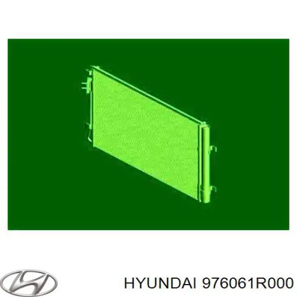 Радіатор кондиціонера 976061R000 Hyundai/Kia