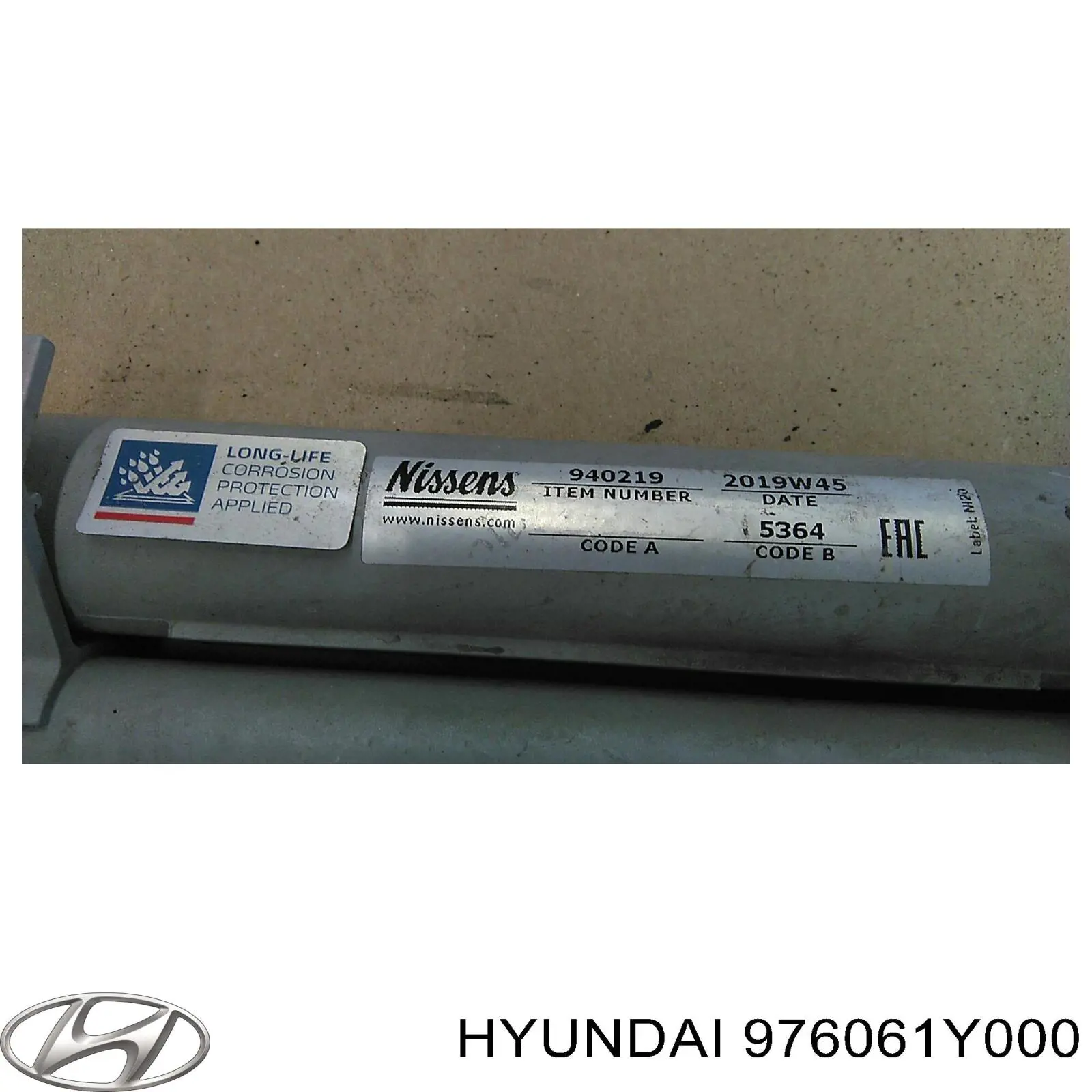 976061Y000 Hyundai/Kia радіатор кондиціонера
