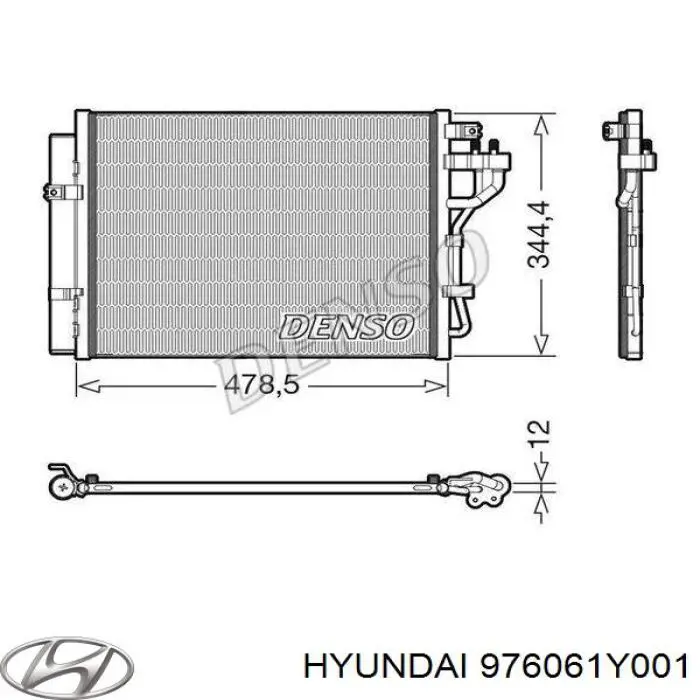 976061Y001 Hyundai/Kia Конденсатор