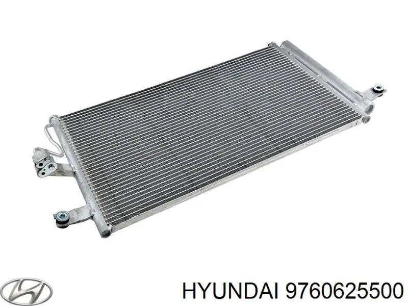 Купити 9760625500 Hyundai/Kia Радіатор системи охолодження кондиціонера