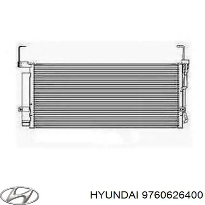 Конденсатор кондиціонера Hyundai/Kia 9760626400 ціна, від 59.53 USD