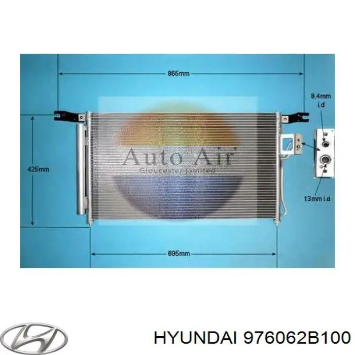 Купити 976062B100 Hyundai/Kia Радіатор системи охолодження кондиціонера