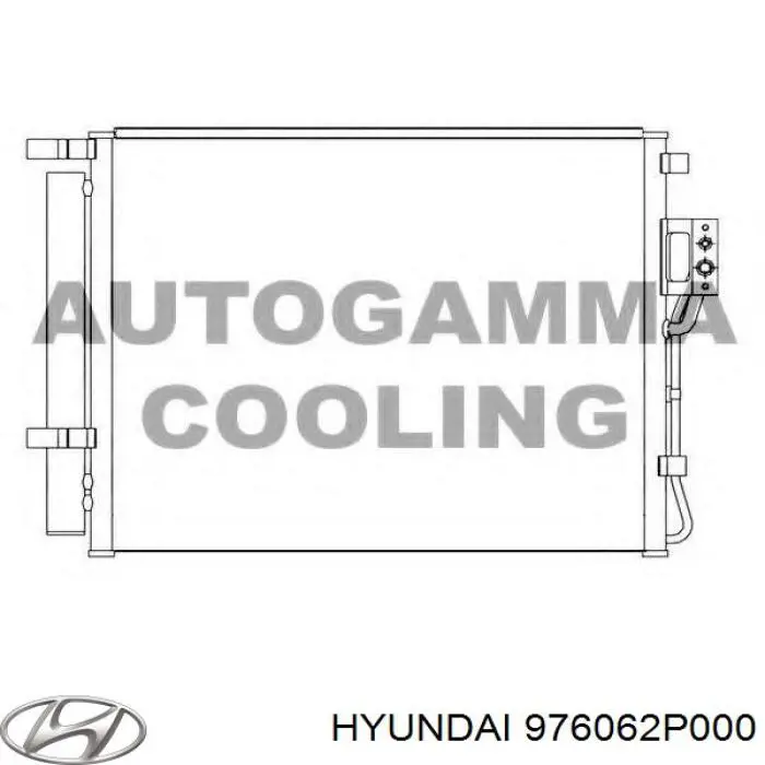976062P000 Hyundai/Kia Конденсатор