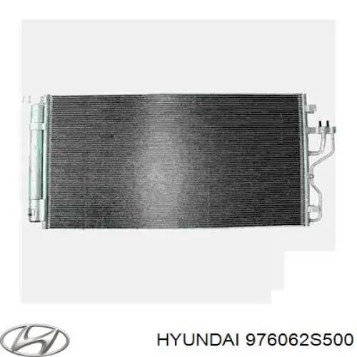 Конденсатор кондиціонера Hyundai/Kia 976062S500 ціна, від 62.34 USD