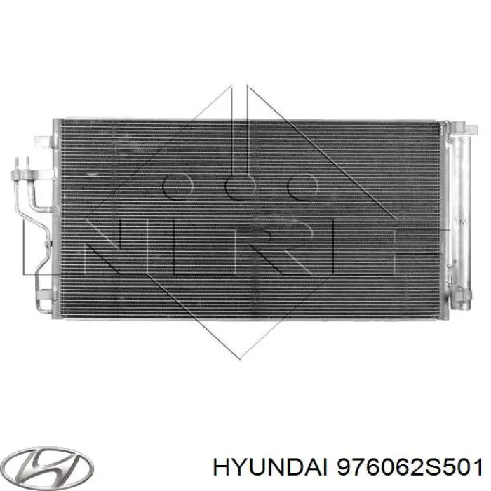 Радіатор кондиціонера 976062S501 Hyundai/Kia