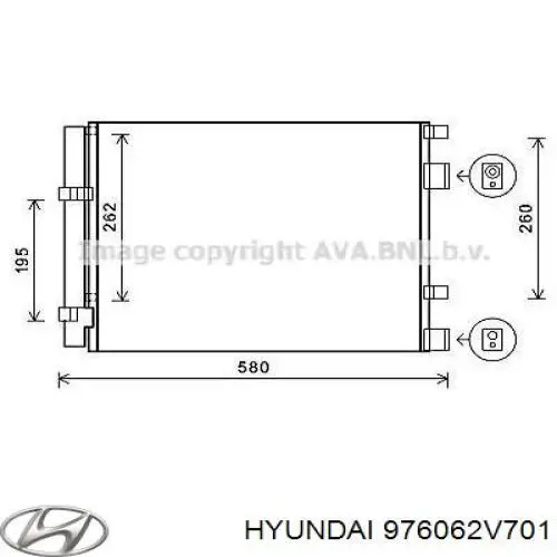 976062V701 Hyundai/Kia Конденсатор