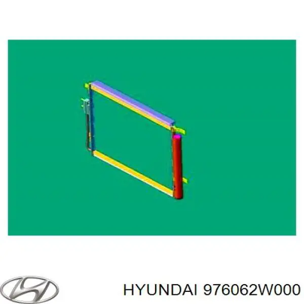 Радіатор кондиціонера 976062W000 Hyundai/Kia