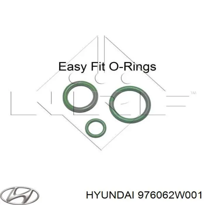Купити 976062W001 Hyundai/Kia Радіатор системи охолодження кондиціонера