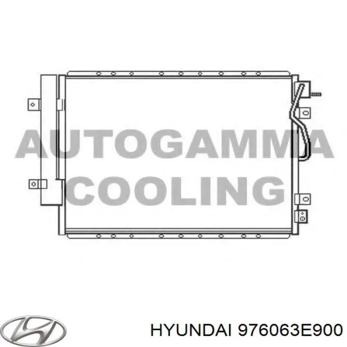 Конденсатор кондиціонера Hyundai/Kia 976063E900 ціна, від 60.82 USD