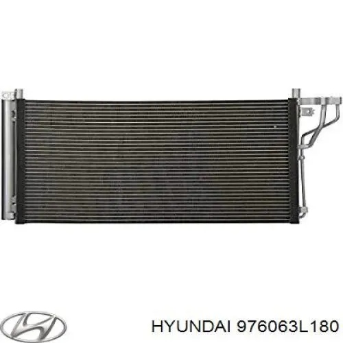 Купити 976063L180 Hyundai/Kia Радіатор системи охолодження кондиціонера