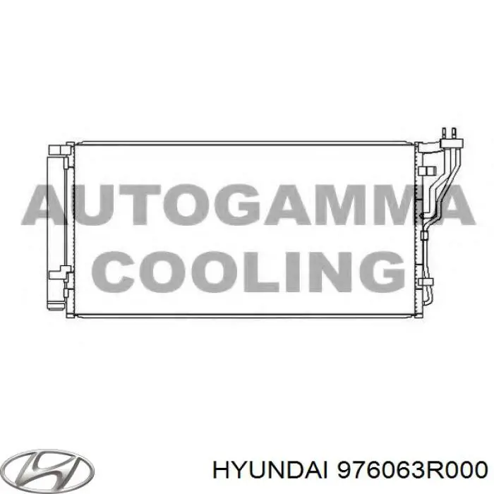 Купити 976063R000 Hyundai/Kia Радіатор системи охолодження кондиціонера
