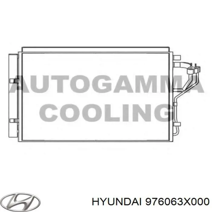 Купити 976063X000 Hyundai/Kia Радіатор системи охолодження кондиціонера
