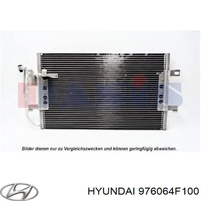 Радіатор кондиціонера Hyundai H100 (Хендай Н100)