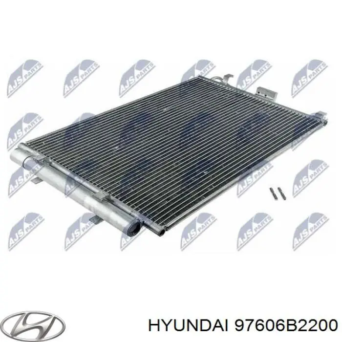 Купити 97606B2200 Hyundai/Kia Радіатор системи охолодження кондиціонера