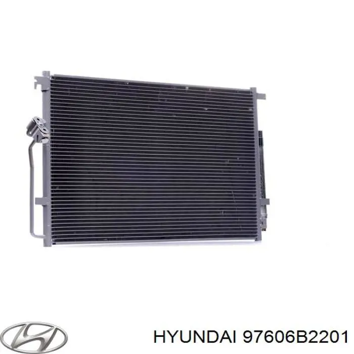 Радіатор охолодження кондиціонера Hyundai/Kia 97606B2201