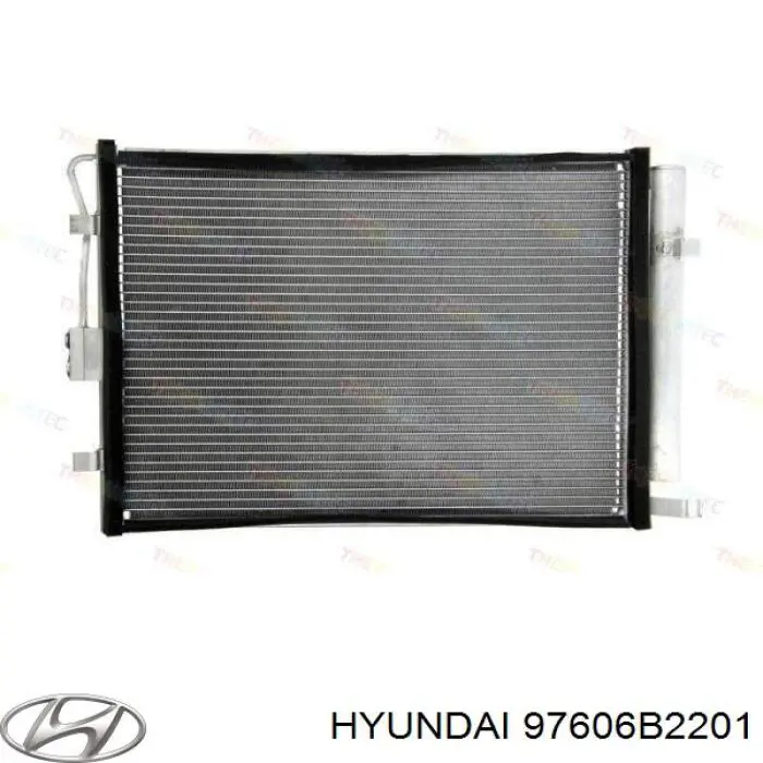 Купити 97606B2201 Hyundai/Kia Радіатор системи охолодження кондиціонера