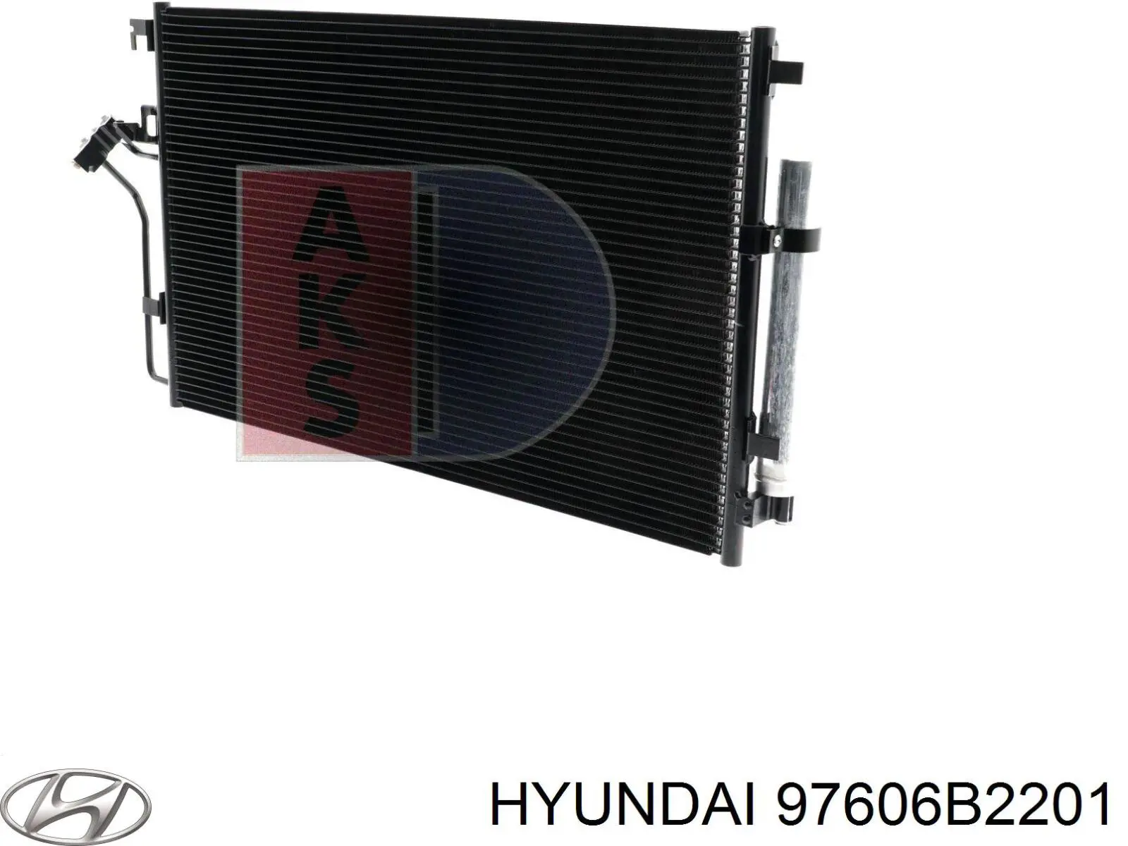 Радіатор кондиціонера 97606B2201 Hyundai/Kia