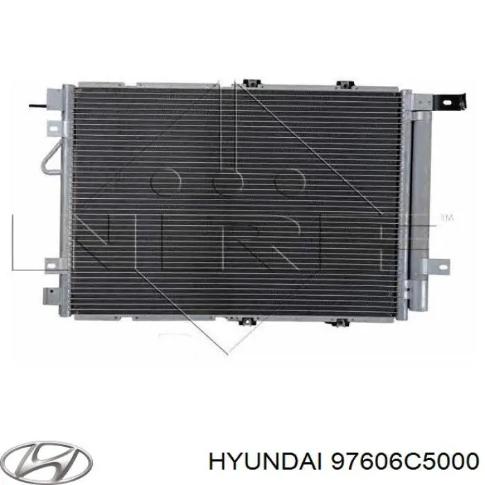 Конденсатор кондиціонера Hyundai/Kia 97606C5000 ціна, від 272.70 USD