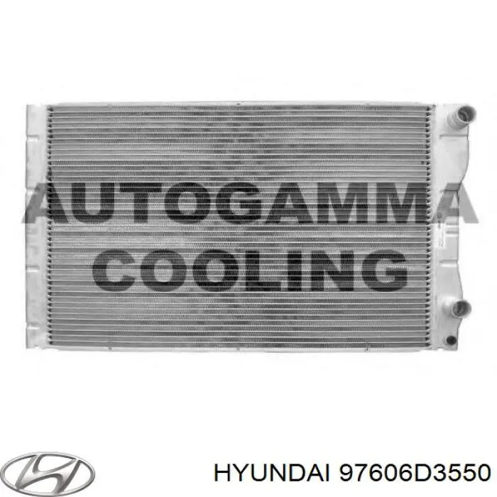 Конденсатор кондиціонера Hyundai/Kia 97606D3550 ціна, від 98.29 USD