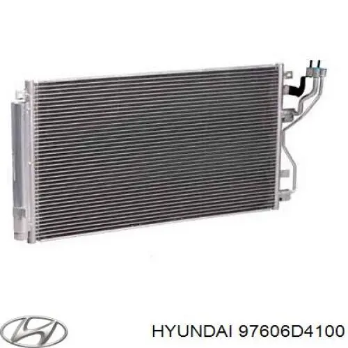 Купити 97606D4100 Hyundai/Kia Радіатор системи охолодження кондиціонера