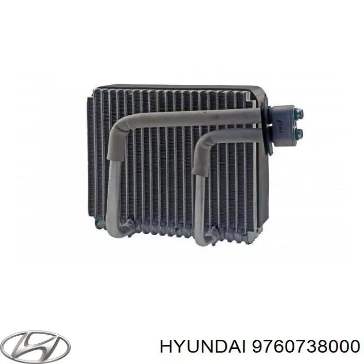 Купити 9760738000 Hyundai/Kia Радіатор опалювача салону