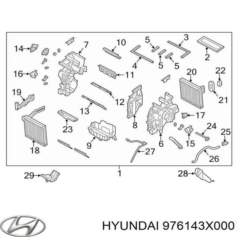  Датчик температури повітря в салоні Hyundai Elantra 