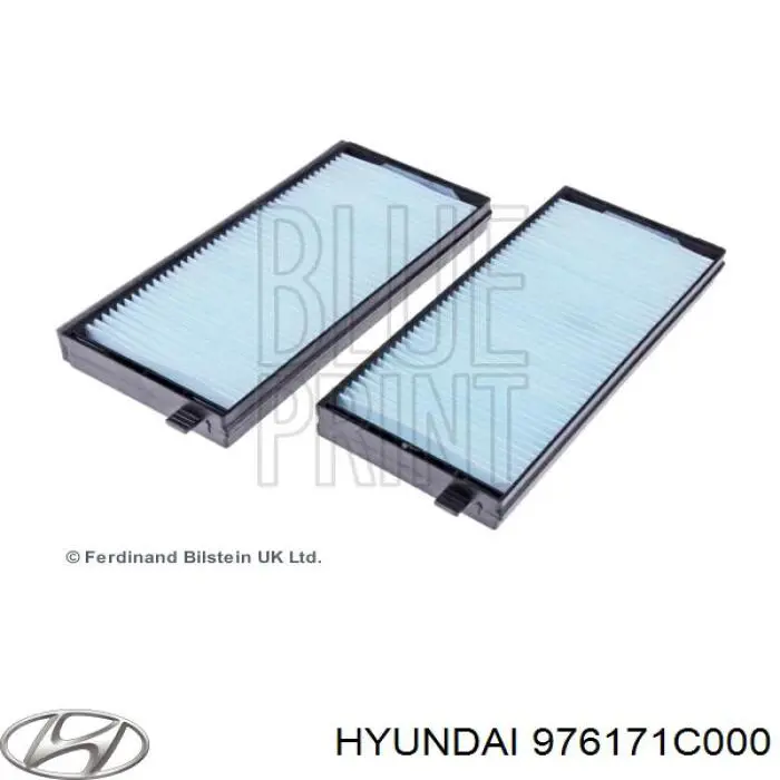 Фільтр повітряний обігрівача Hyundai/Kia 976171C000 ціна, від 5.25 USD